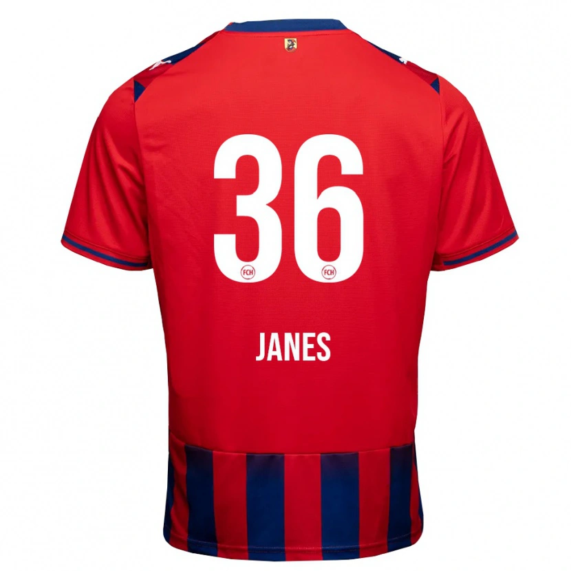 Danxen Herren Luka Janes #36 Königsblau Weiß Rot Heimtrikot Trikot 2026/27 T-Shirt Schweiz
