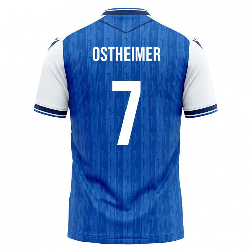 Danxen Herren Nevio Ostheimer #7 Königsblau Weiß Heimtrikot Trikot 2026/27 T-Shirt Schweiz
