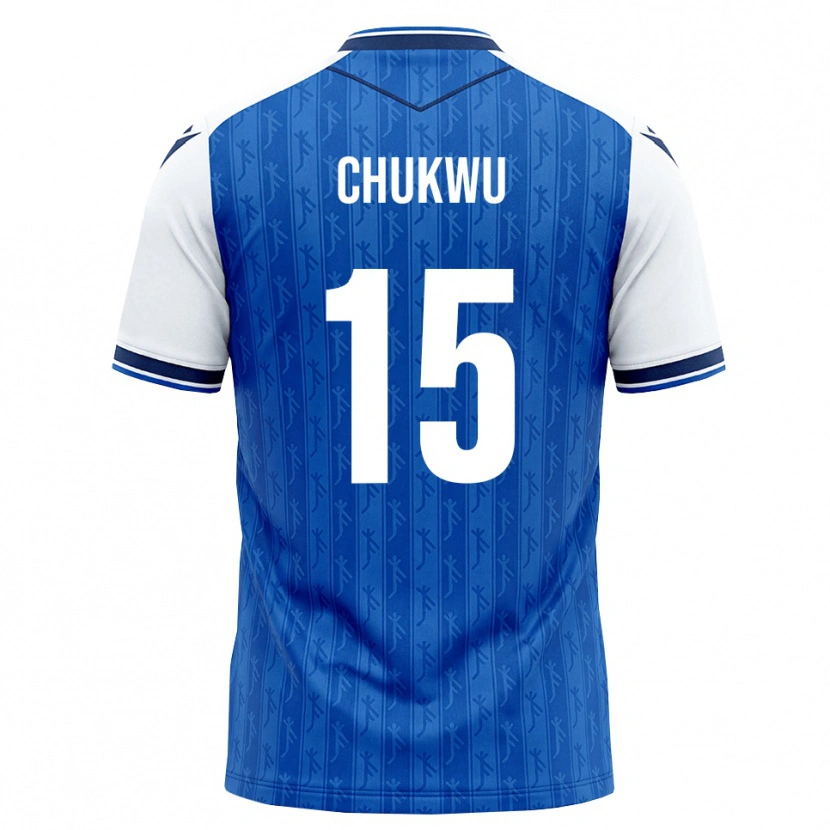 Danxen Herren Emmanuel Chukwu #15 Königsblau Weiß Heimtrikot Trikot 2026/27 T-Shirt Schweiz