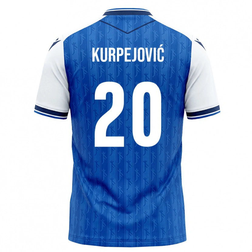 Danxen Herren Albin Kurpejović #20 Königsblau Weiß Heimtrikot Trikot 2026/27 T-Shirt Schweiz