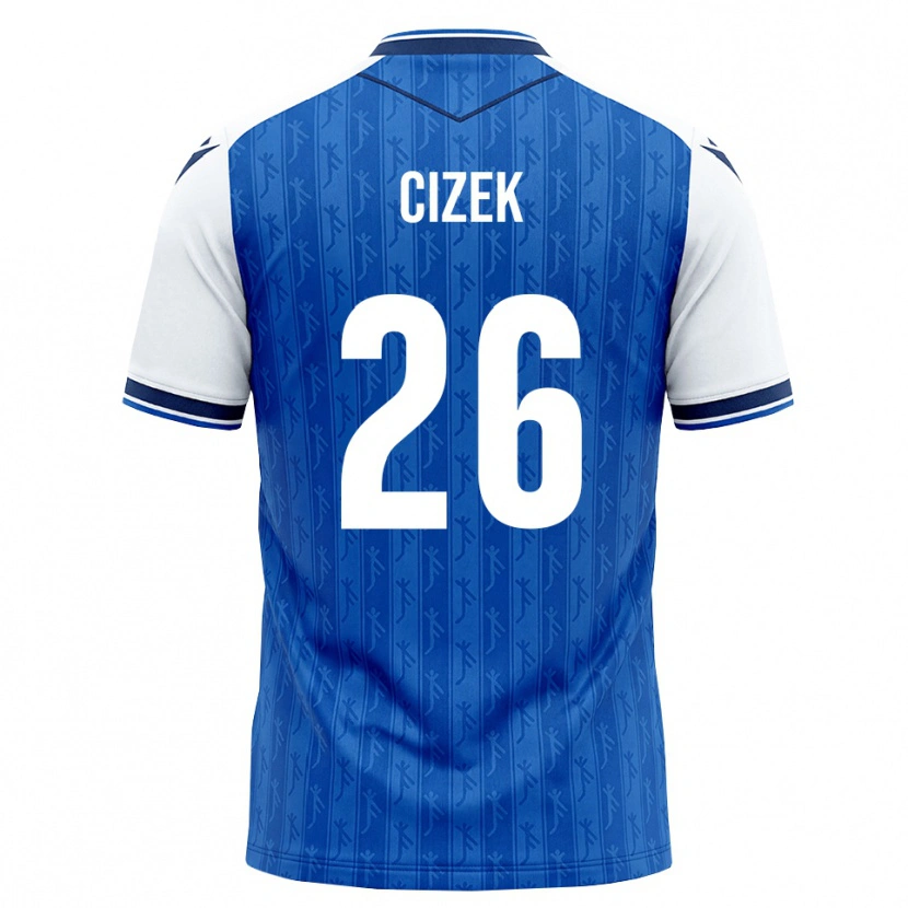 Danxen Herren Krystof Cizek #26 Königsblau Weiß Heimtrikot Trikot 2026/27 T-Shirt Schweiz