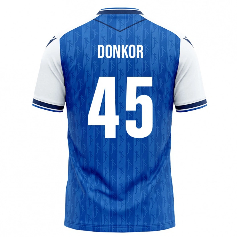 Danxen Herren Denis Donkor #45 Königsblau Weiß Heimtrikot Trikot 2026/27 T-Shirt Schweiz