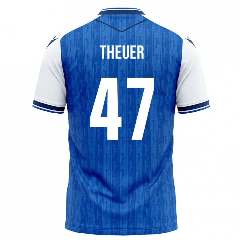 Danxen Herren Maximilian Theuer #47 Königsblau Weiß Heimtrikot Trikot 2026/27 T-Shirt Schweiz