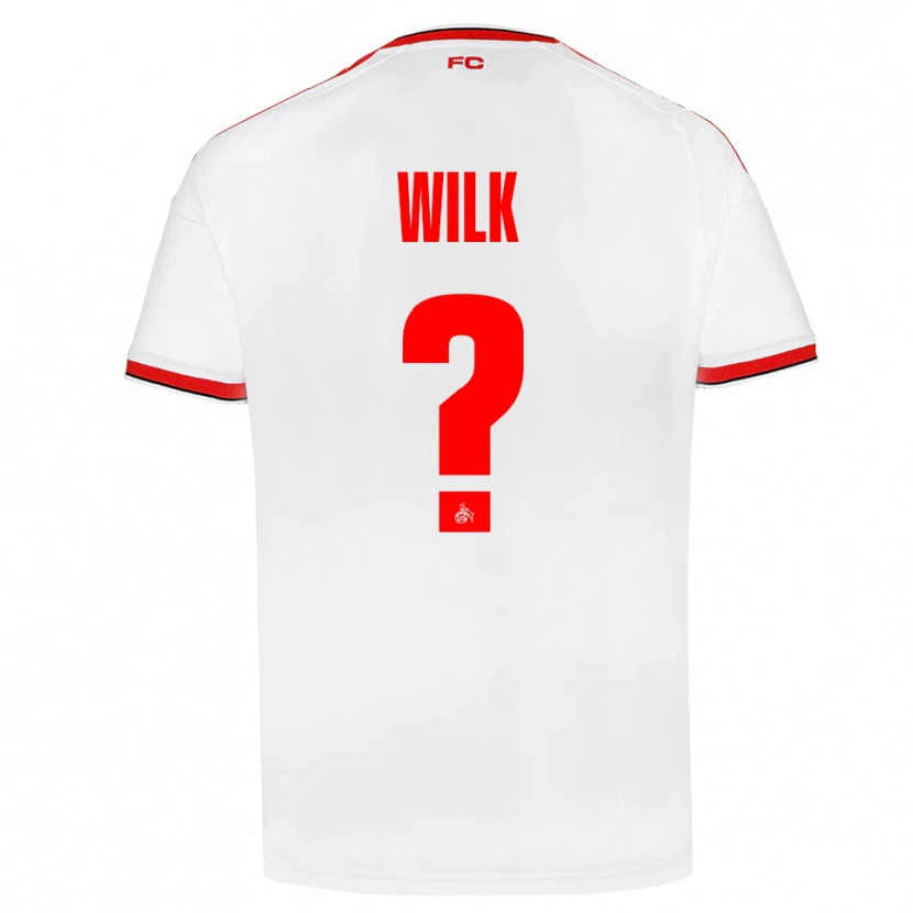 Danxen Herren Emil Wilk #0 Weiß Rot Schwarz Heimtrikot Trikot 2026/27 T-Shirt Schweiz