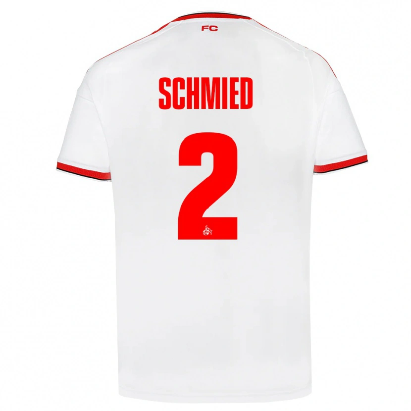 Danxen Herren Joël Schmied #2 Weiß Rot Schwarz Heimtrikot Trikot 2026/27 T-Shirt Schweiz