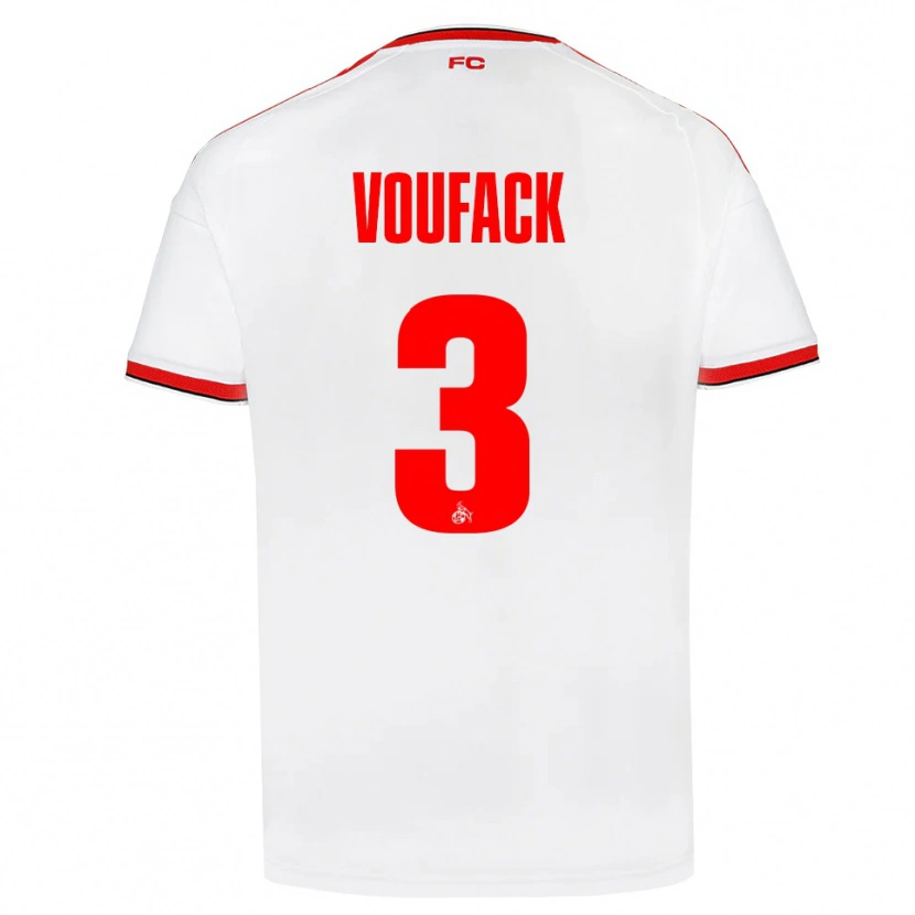 Danxen Herren Lionel Voufack #3 Weiß Rot Schwarz Heimtrikot Trikot 2026/27 T-Shirt Schweiz