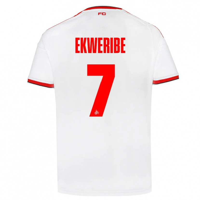 Danxen Herren Kevin Ekweribe #7 Weiß Rot Schwarz Heimtrikot Trikot 2026/27 T-Shirt Schweiz