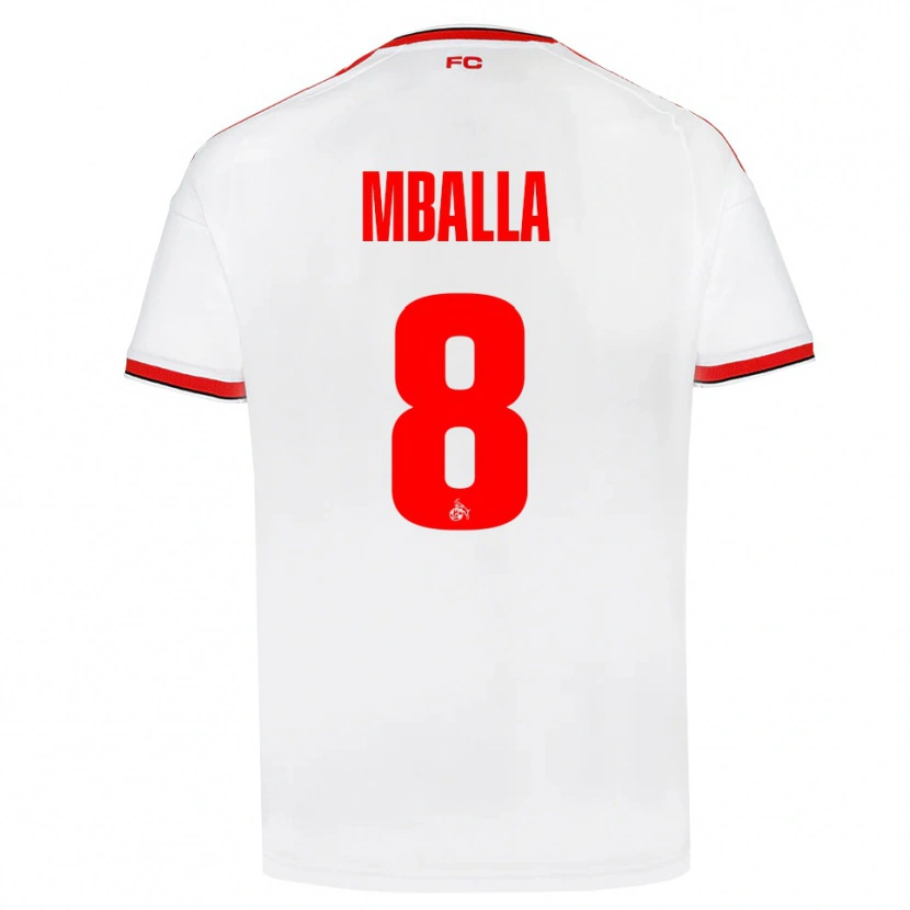 Danxen Herren Loiks Mballa #8 Weiß Rot Schwarz Heimtrikot Trikot 2026/27 T-Shirt Schweiz