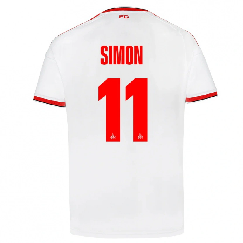 Danxen Herren Josias Simon #11 Weiß Rot Schwarz Heimtrikot Trikot 2026/27 T-Shirt Schweiz