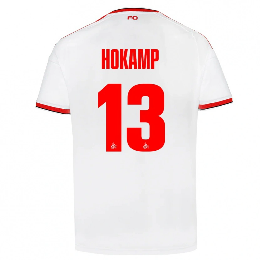 Danxen Herren Merle Hokamp #13 Weiß Rot Schwarz Heimtrikot Trikot 2026/27 T-Shirt Schweiz