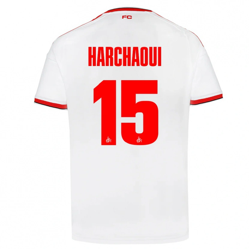 Danxen Herren Fayssal Harchaoui #15 Weiß Rot Schwarz Heimtrikot Trikot 2026/27 T-Shirt Schweiz