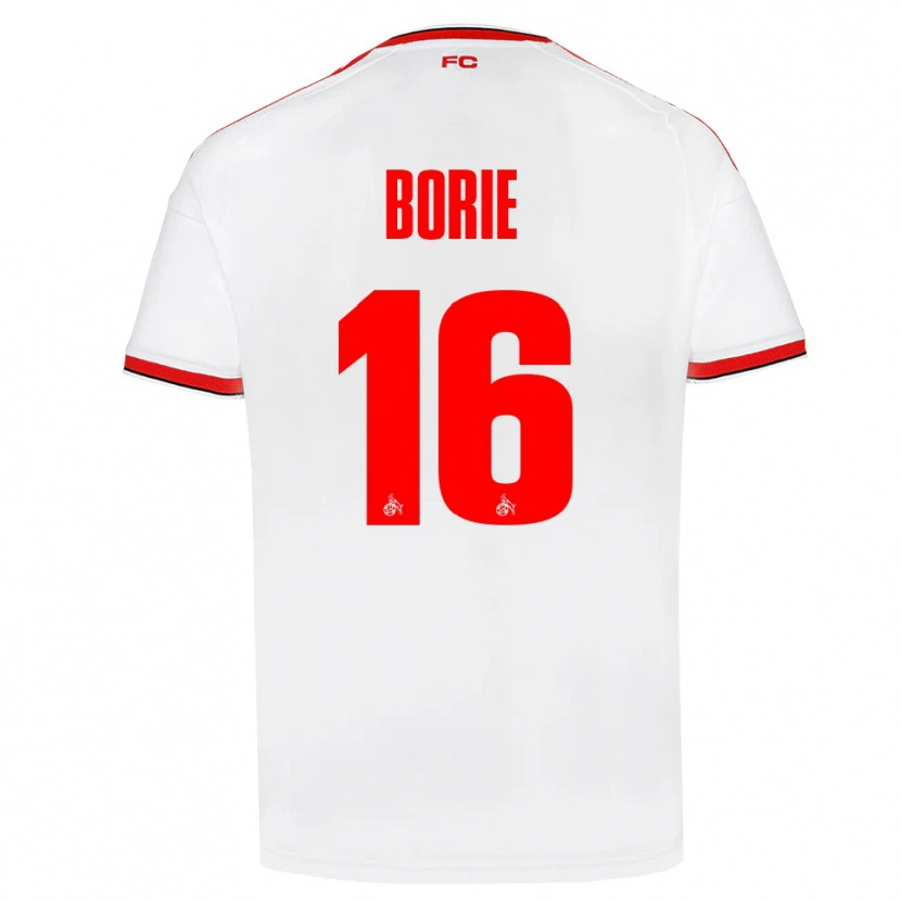 Danxen Herren Etienne Borie #16 Weiß Rot Schwarz Heimtrikot Trikot 2026/27 T-Shirt Schweiz