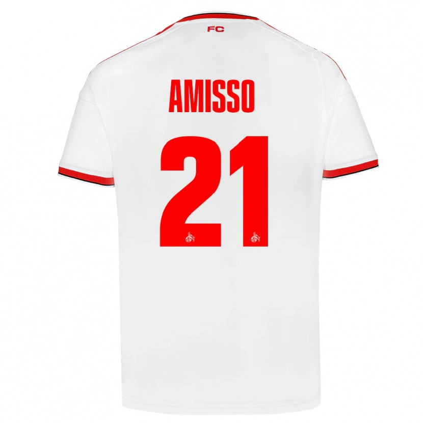 Danxen Herren Gabriel Amisso #21 Weiß Rot Schwarz Heimtrikot Trikot 2026/27 T-Shirt Schweiz