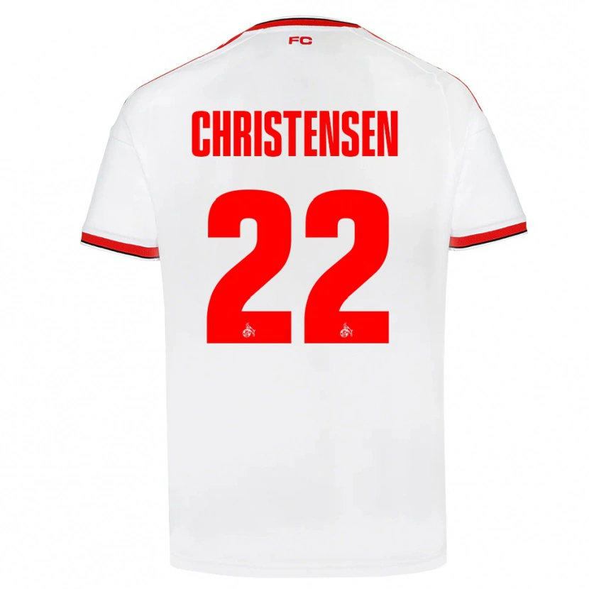 Danxen Herren Jacob Christensen #22 Weiß Rot Schwarz Heimtrikot Trikot 2026/27 T-Shirt Schweiz