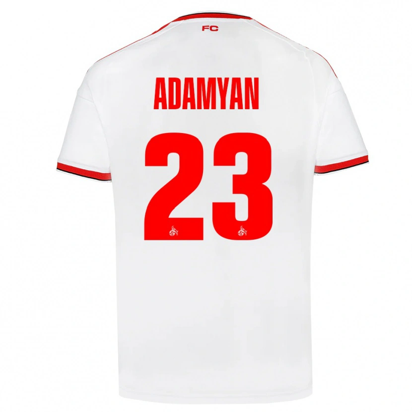 Danxen Herren Sargis Adamyan #23 Weiß Rot Schwarz Heimtrikot Trikot 2026/27 T-Shirt Schweiz