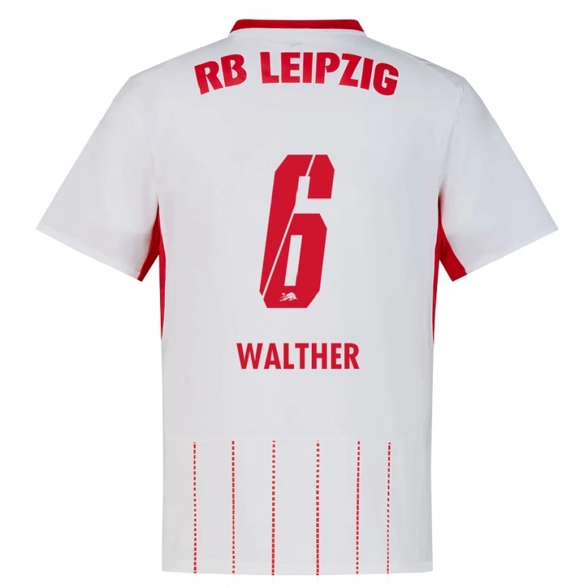 Danxen Herren Mika Walther #6 Rot Weiß Gelb Heimtrikot Trikot 2026/27 T-Shirt Schweiz