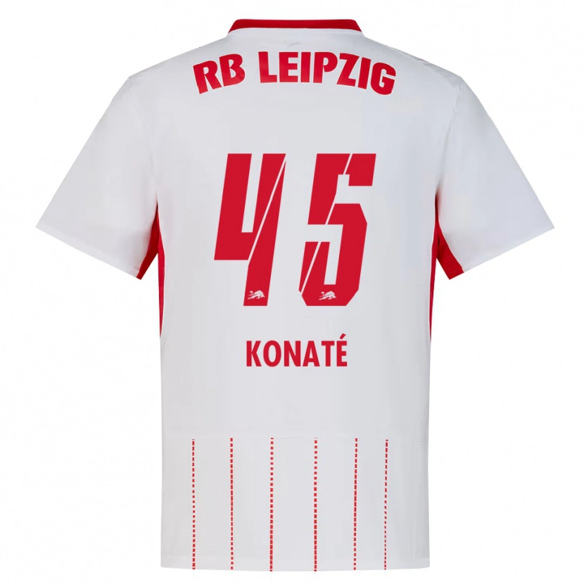 Danxen Herren Samba Konaté #45 Rot Weiß Gelb Heimtrikot Trikot 2026/27 T-Shirt Schweiz