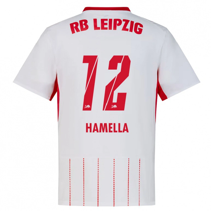 Danxen Herren Karl Hamella #12 Rot Weiß Gelb Heimtrikot Trikot 2026/27 T-Shirt Schweiz