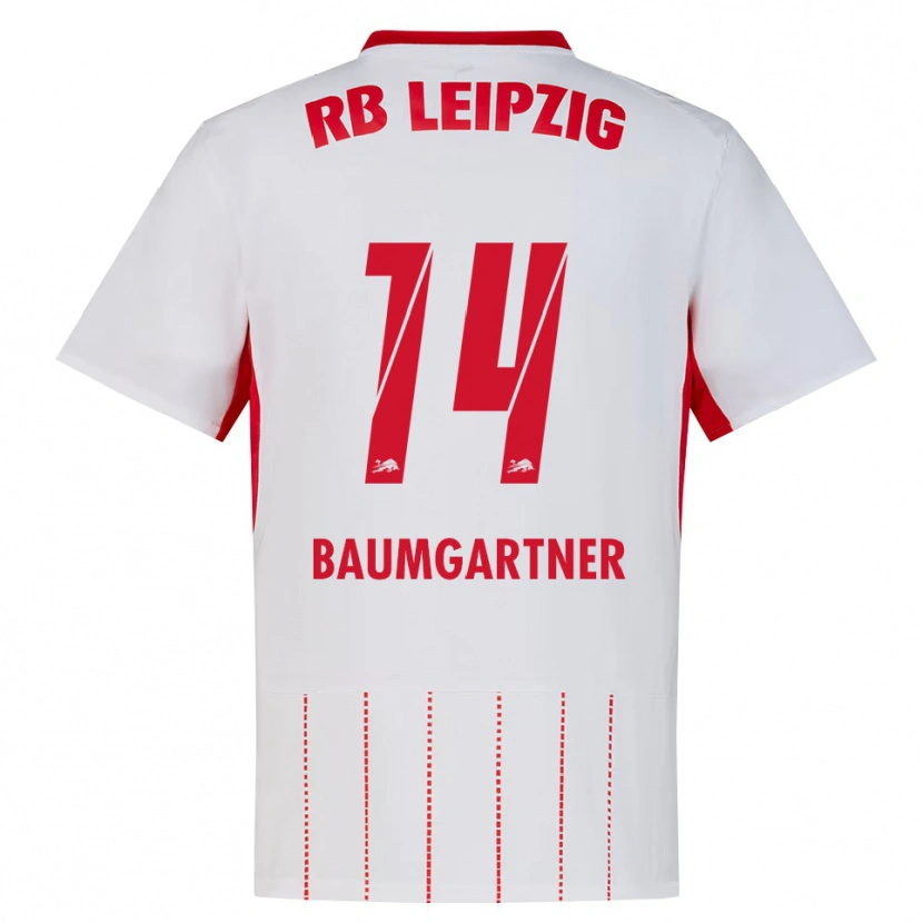 Danxen Herren Christoph Baumgartner #14 Rot Weiß Gelb Heimtrikot Trikot 2026/27 T-Shirt Schweiz