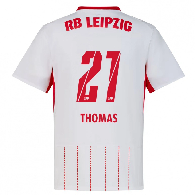 Danxen Herren Ayodele Thomas #21 Rot Weiß Gelb Heimtrikot Trikot 2026/27 T-Shirt Schweiz