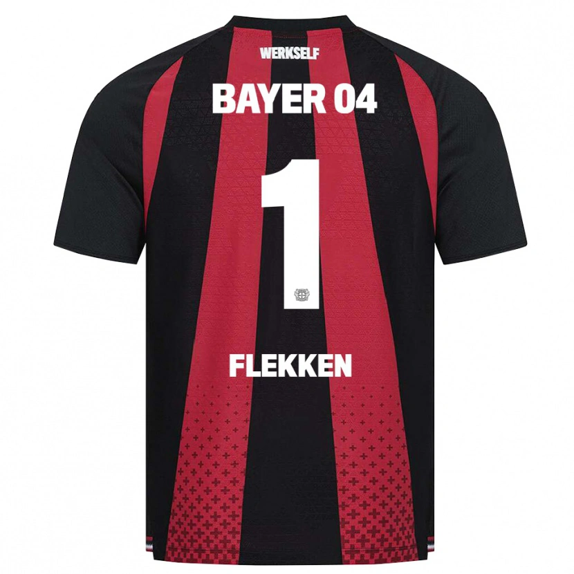 Danxen Herren Mark Flekken #1 Schwarz Weiß Rot Heimtrikot Trikot 2026/27 T-Shirt Schweiz