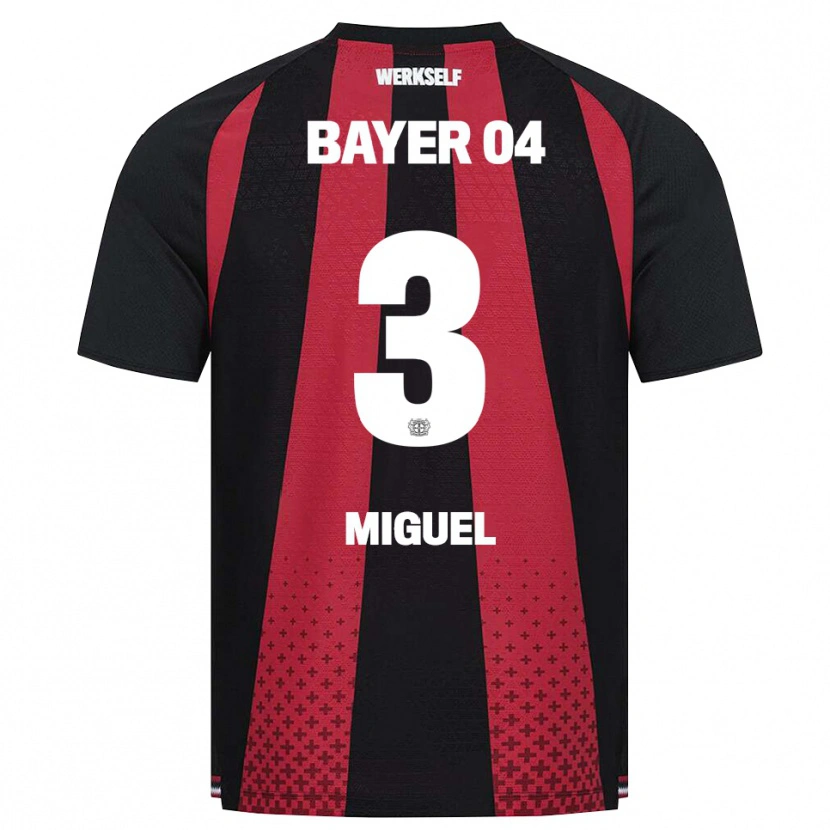 Danxen Herren Miguel Gutiérrez #3 Schwarz Weiß Rot Heimtrikot Trikot 2026/27 T-Shirt Schweiz