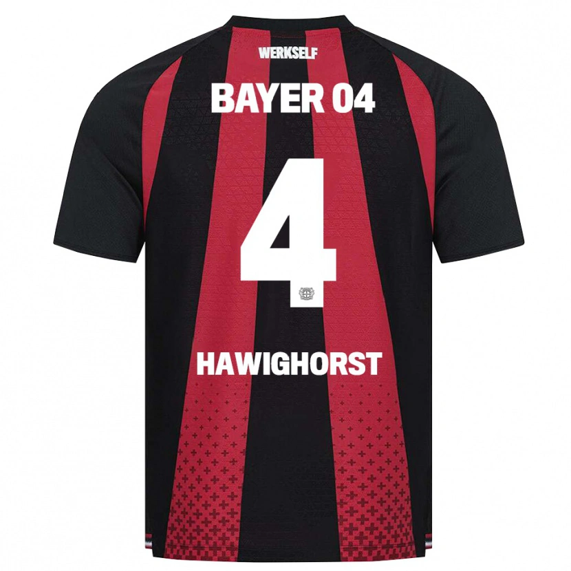 Danxen Herren Ben Hawighorst #4 Schwarz Weiß Rot Heimtrikot Trikot 2026/27 T-Shirt Schweiz