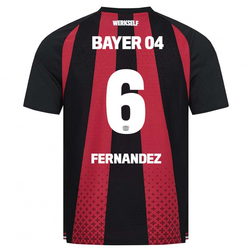 Danxen Herren Equi Fernández #6 Schwarz Weiß Rot Heimtrikot Trikot 2026/27 T-Shirt Schweiz