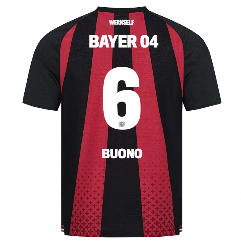 Danxen Herren Francesco Buono #6 Schwarz Weiß Rot Heimtrikot Trikot 2026/27 T-Shirt Schweiz