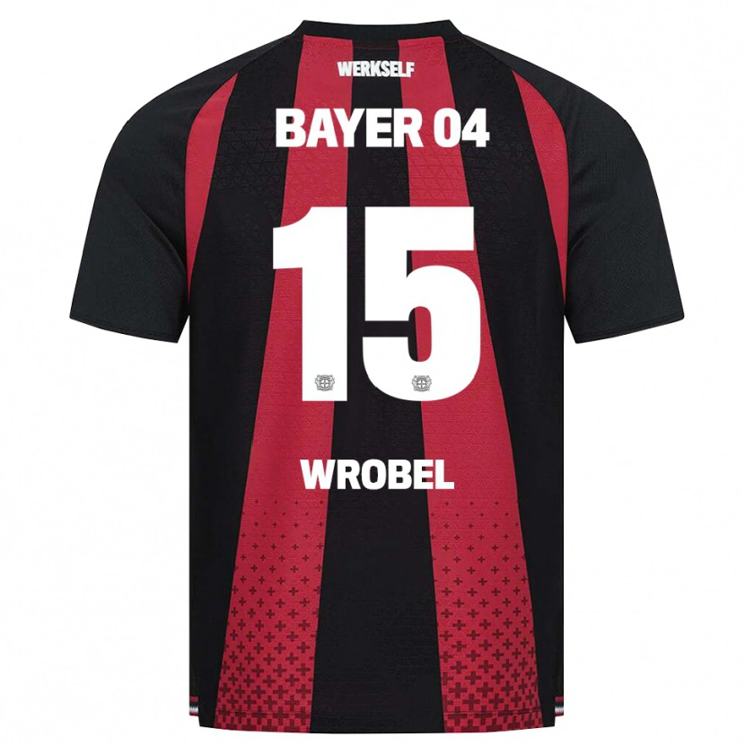 Danxen Herren Max Wrobel #15 Schwarz Weiß Rot Heimtrikot Trikot 2026/27 T-Shirt Schweiz