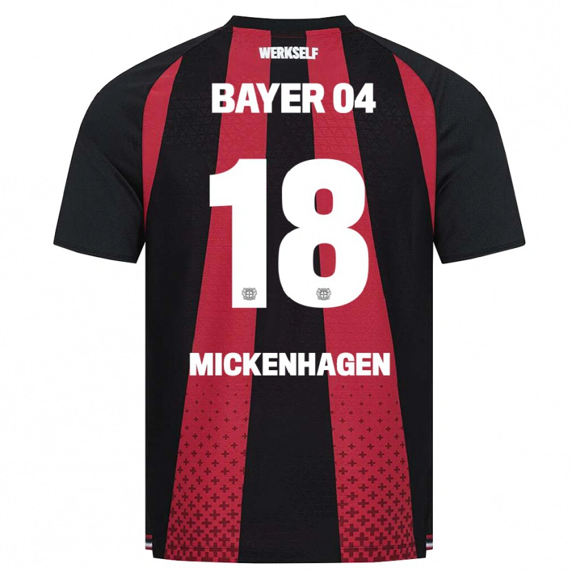 Danxen Herren Julia Mickenhagen #18 Schwarz Weiß Rot Heimtrikot Trikot 2026/27 T-Shirt Schweiz