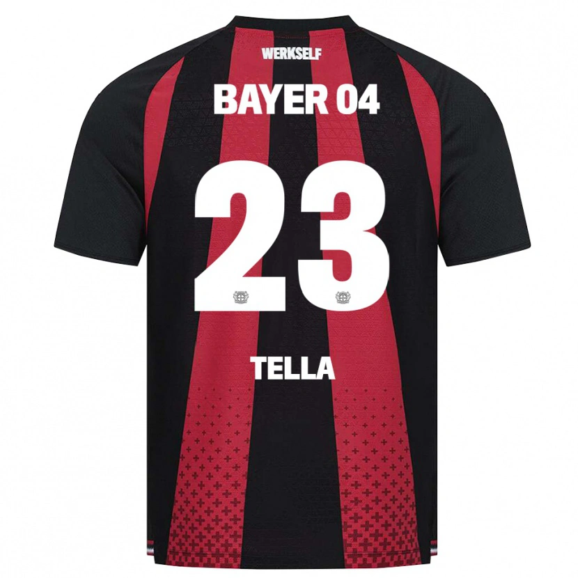 Danxen Herren Nathan Tella #23 Schwarz Weiß Rot Heimtrikot Trikot 2026/27 T-Shirt Schweiz