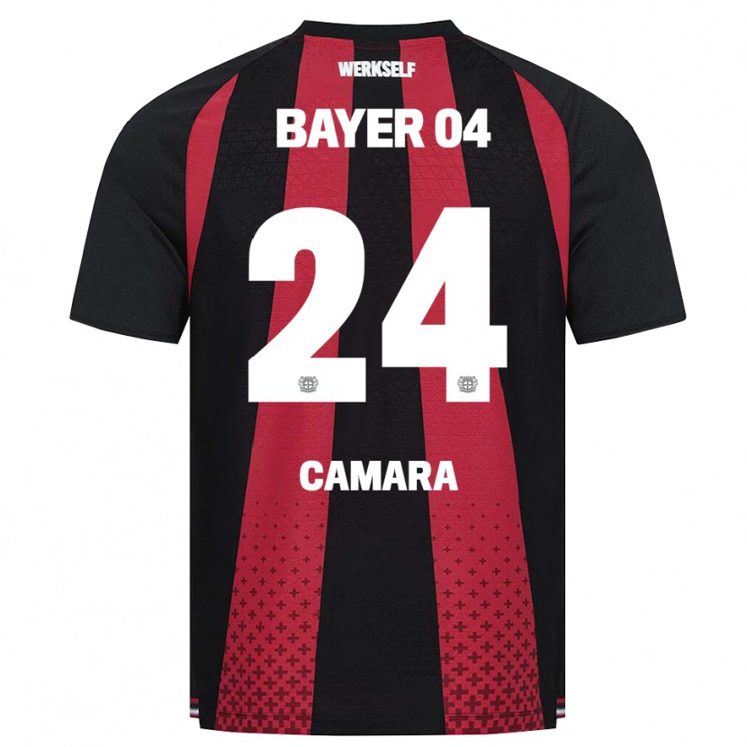Danxen Herren Nourdine Camara #24 Schwarz Weiß Rot Heimtrikot Trikot 2026/27 T-Shirt Schweiz