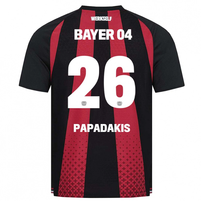 Danxen Herren Konstantinos Papadakis #26 Schwarz Weiß Rot Heimtrikot Trikot 2026/27 T-Shirt Schweiz