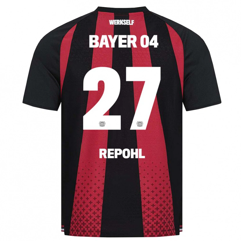 Danxen Herren Friederike Repohl #27 Schwarz Weiß Rot Heimtrikot Trikot 2026/27 T-Shirt Schweiz