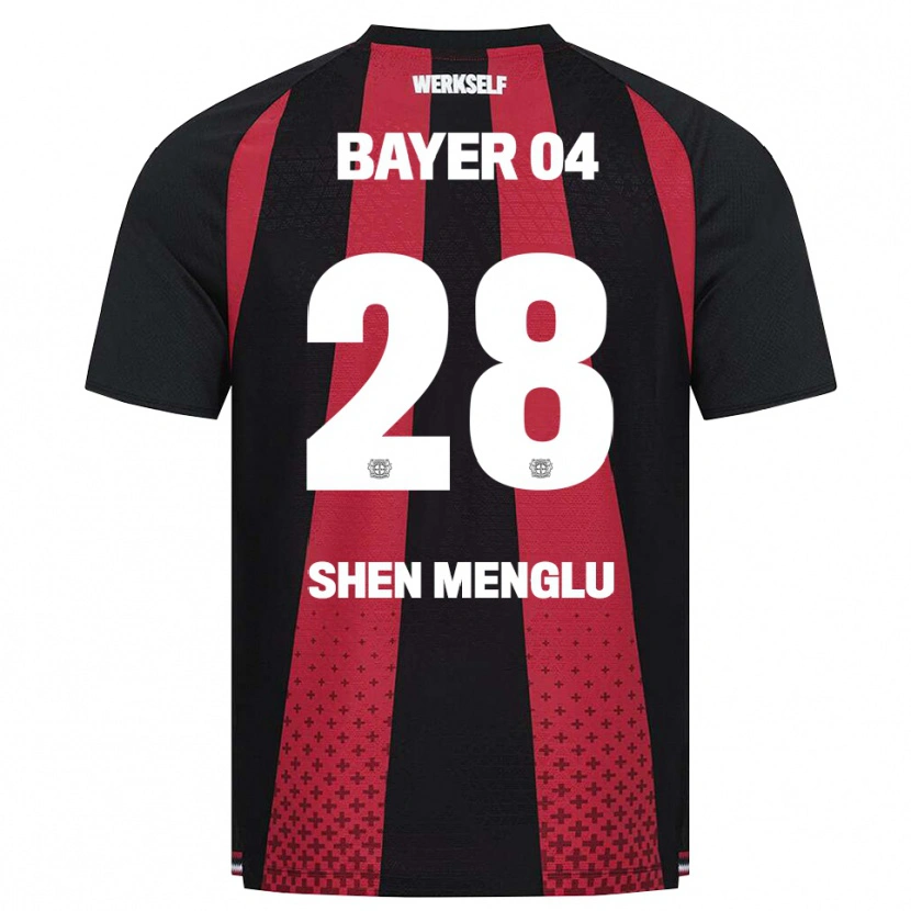 Danxen Herren Shen Menglu #28 Schwarz Weiß Rot Heimtrikot Trikot 2026/27 T-Shirt Schweiz