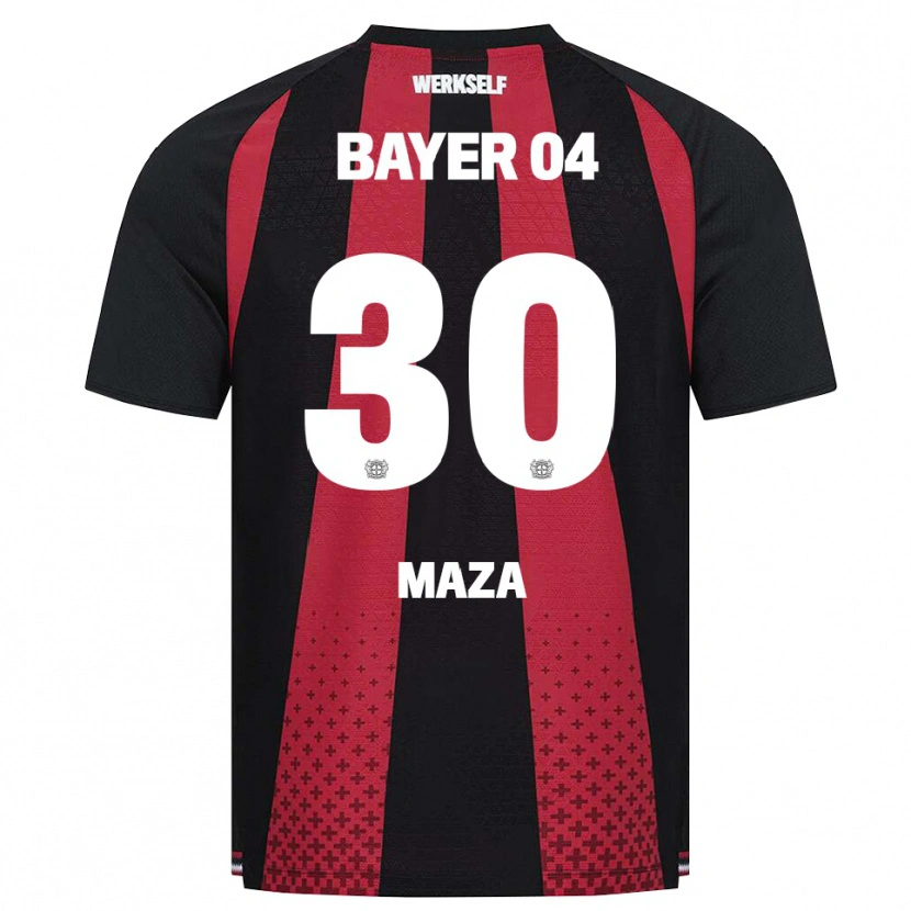 Danxen Herren Ibrahim Maza #30 Schwarz Weiß Rot Heimtrikot Trikot 2026/27 T-Shirt Schweiz