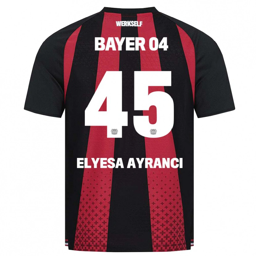 Danxen Herren Yuşa Elyesa Ayrancı #45 Schwarz Weiß Rot Heimtrikot Trikot 2026/27 T-Shirt Schweiz