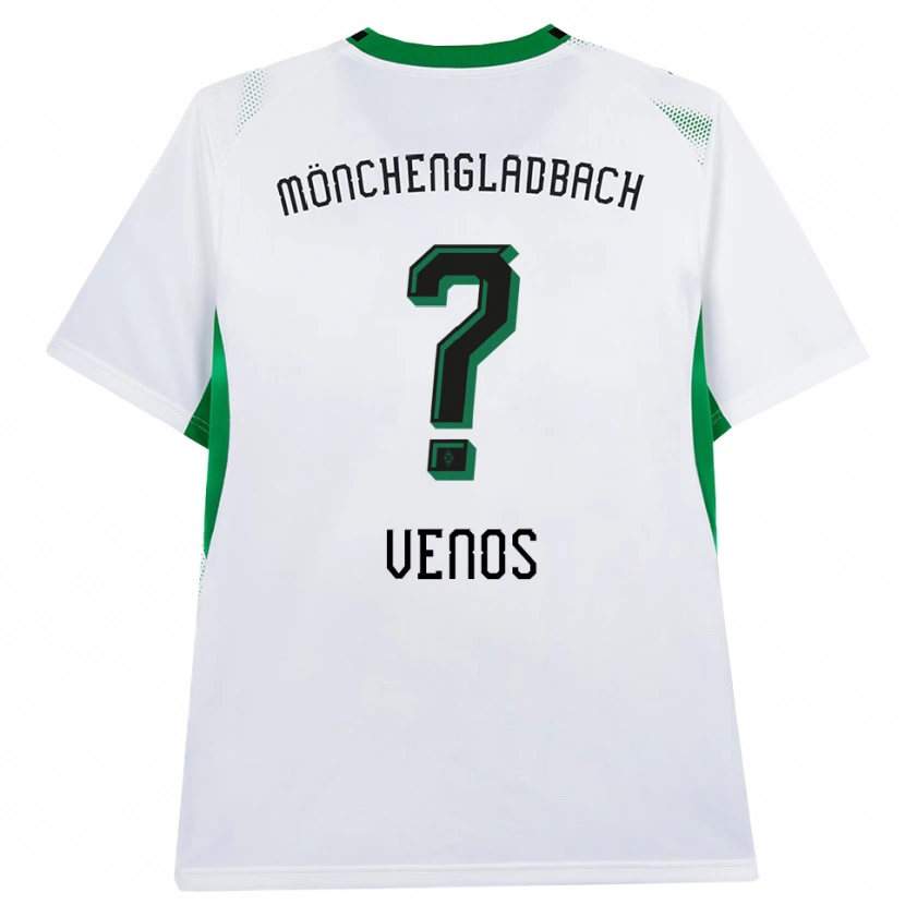 Danxen Herren Christos Venos #0 Weiß Schwarz Grün Heimtrikot Trikot 2026/27 T-Shirt Schweiz