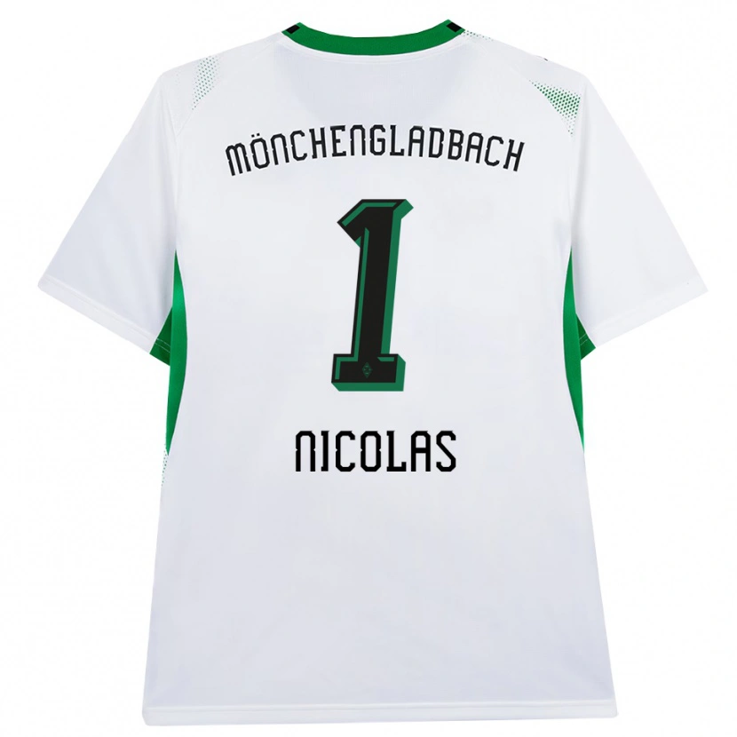 Danxen Herren Moritz Nicolas #1 Weiß Schwarz Grün Heimtrikot Trikot 2026/27 T-Shirt Schweiz