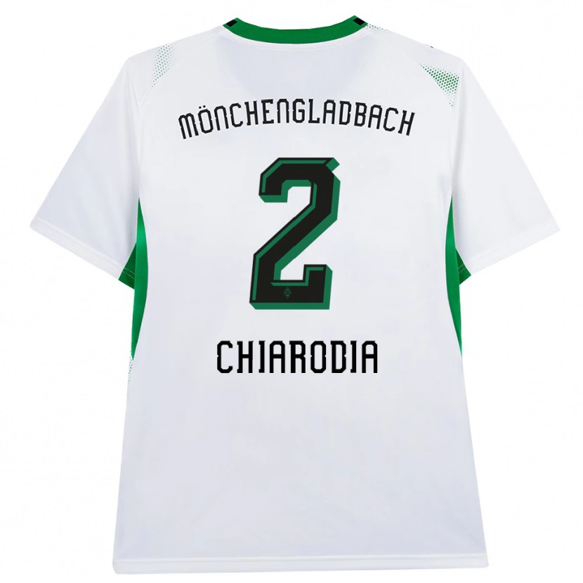 Danxen Herren Fabio Chiarodia #2 Weiß Schwarz Grün Heimtrikot Trikot 2026/27 T-Shirt Schweiz
