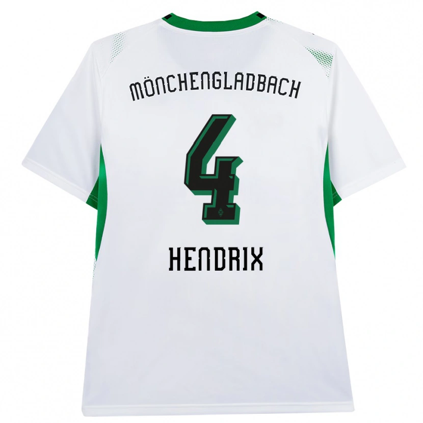 Danxen Herren Kas Hendrix #4 Weiß Schwarz Grün Heimtrikot Trikot 2026/27 T-Shirt Schweiz