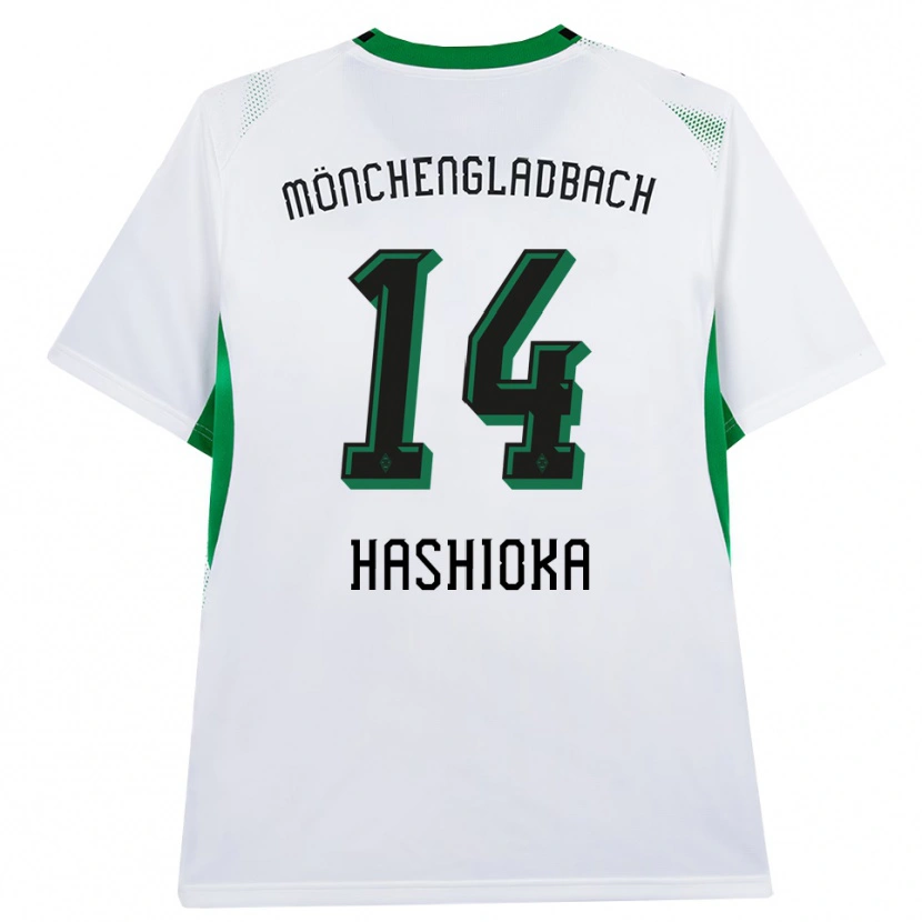 Danxen Herren Daiki Hashioka #14 Weiß Schwarz Grün Heimtrikot Trikot 2026/27 T-Shirt Schweiz