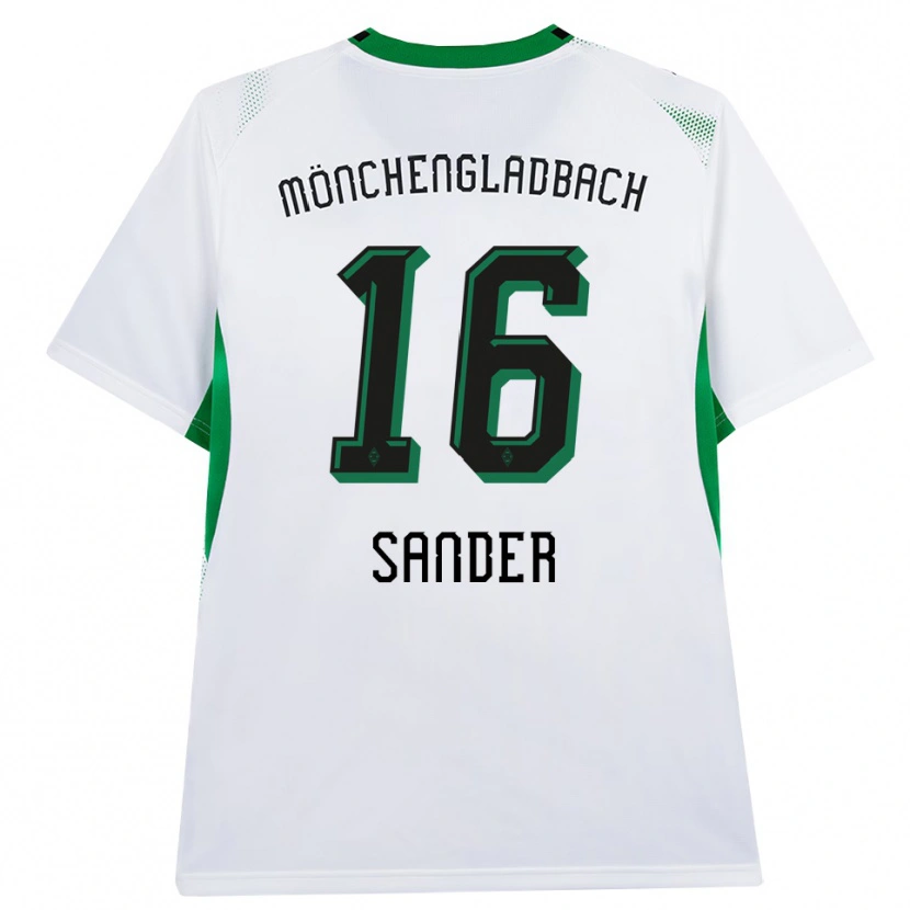 Danxen Herren Philipp Sander #16 Weiß Schwarz Grün Heimtrikot Trikot 2026/27 T-Shirt Schweiz