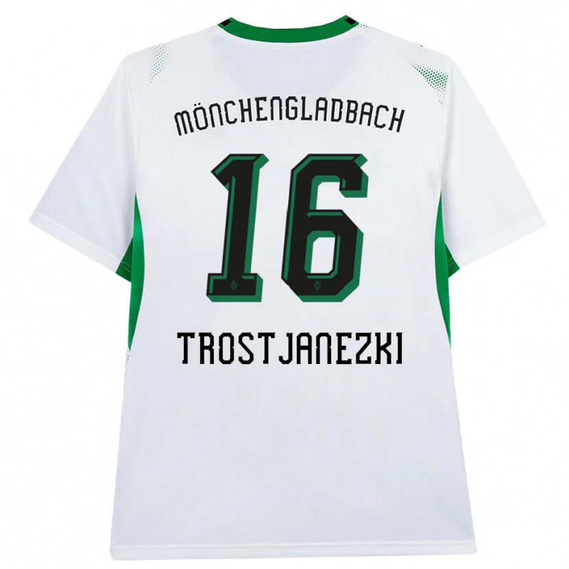 Danxen Herren Noel Trostjanezki #16 Weiß Schwarz Grün Heimtrikot Trikot 2026/27 T-Shirt Schweiz