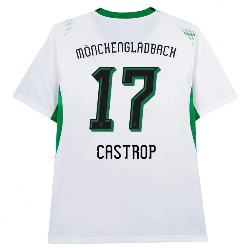 Danxen Herren Jens Castrop #17 Weiß Schwarz Grün Heimtrikot Trikot 2026/27 T-Shirt Schweiz