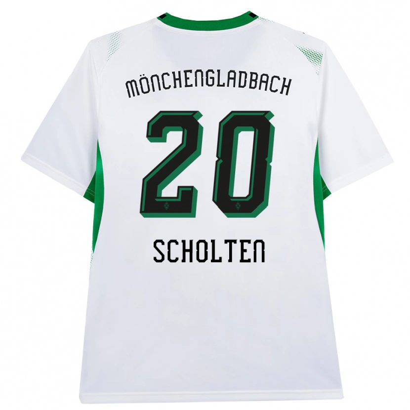 Danxen Herren Kiki Scholten #20 Weiß Schwarz Grün Heimtrikot Trikot 2026/27 T-Shirt Schweiz