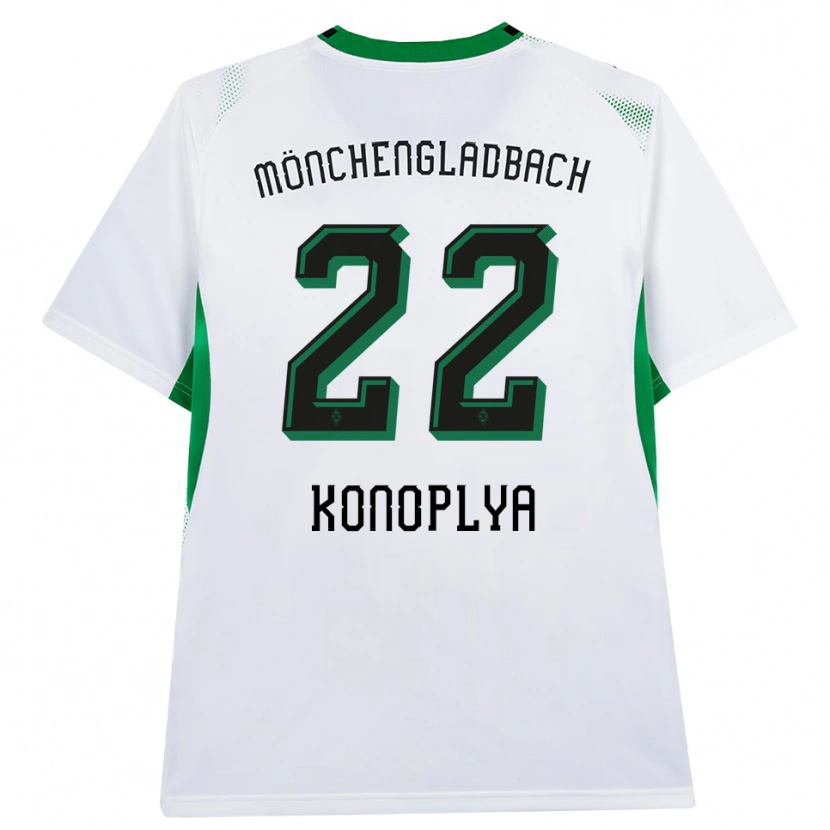 Danxen Herren Yukhym Konoplya #22 Weiß Schwarz Grün Heimtrikot Trikot 2026/27 T-Shirt Schweiz
