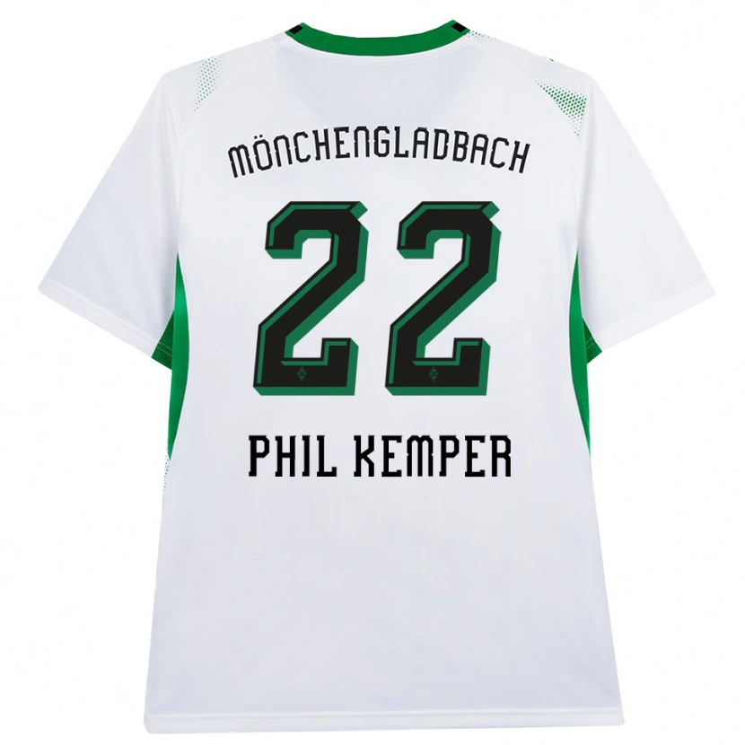 Danxen Herren Phil Kemper #22 Weiß Schwarz Grün Heimtrikot Trikot 2026/27 T-Shirt Schweiz