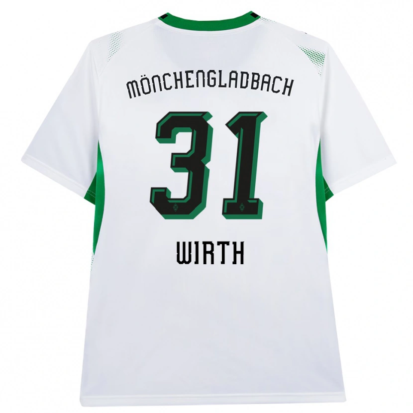 Danxen Herren Linus Wirth #31 Weiß Schwarz Grün Heimtrikot Trikot 2026/27 T-Shirt Schweiz